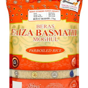FAIZA Basmathi Moghul Parboiled 5 KG