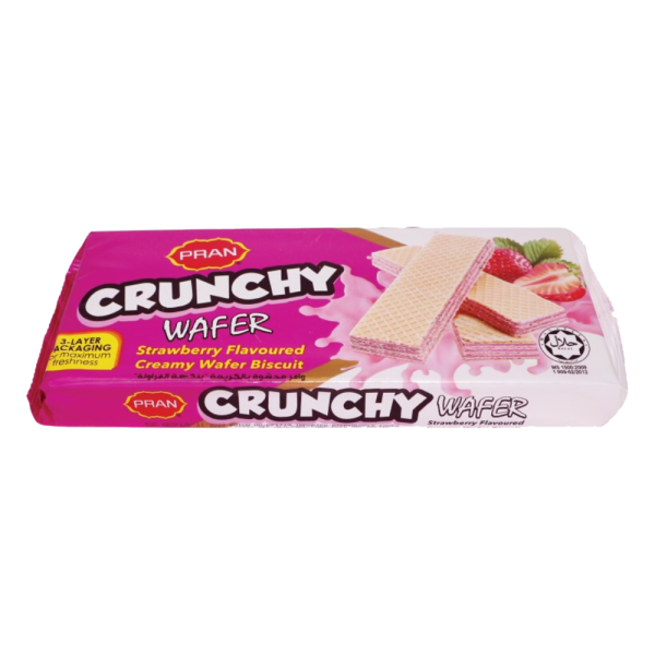 Pran's Wraps PRAN Crunchy Wafer Strawberry 100gm – Ameen Hallmart