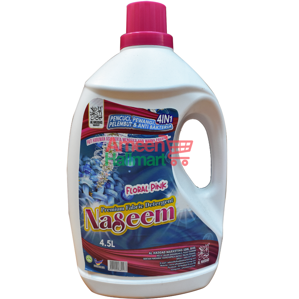 AL-HADDAD - PREMIUM FABRIC DETERGENT NASEEM 4.5L