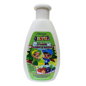 MU'MIN JUNIOR SYAMPU BADAN & RAMBUT SUSU BERAS & EKSTRAK BUAH BUAHAN BERI