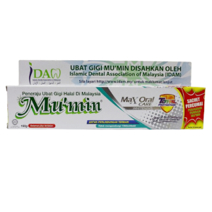 MU'MIN MAX ORAL CARE TOOTHPASTE WHITENING 160G